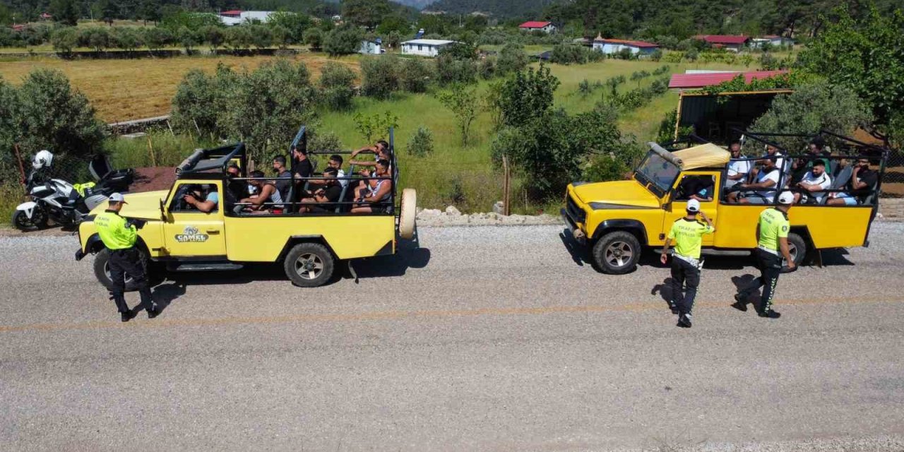 Trafik ekipleri Cip Safari kontrollerini arttırdı