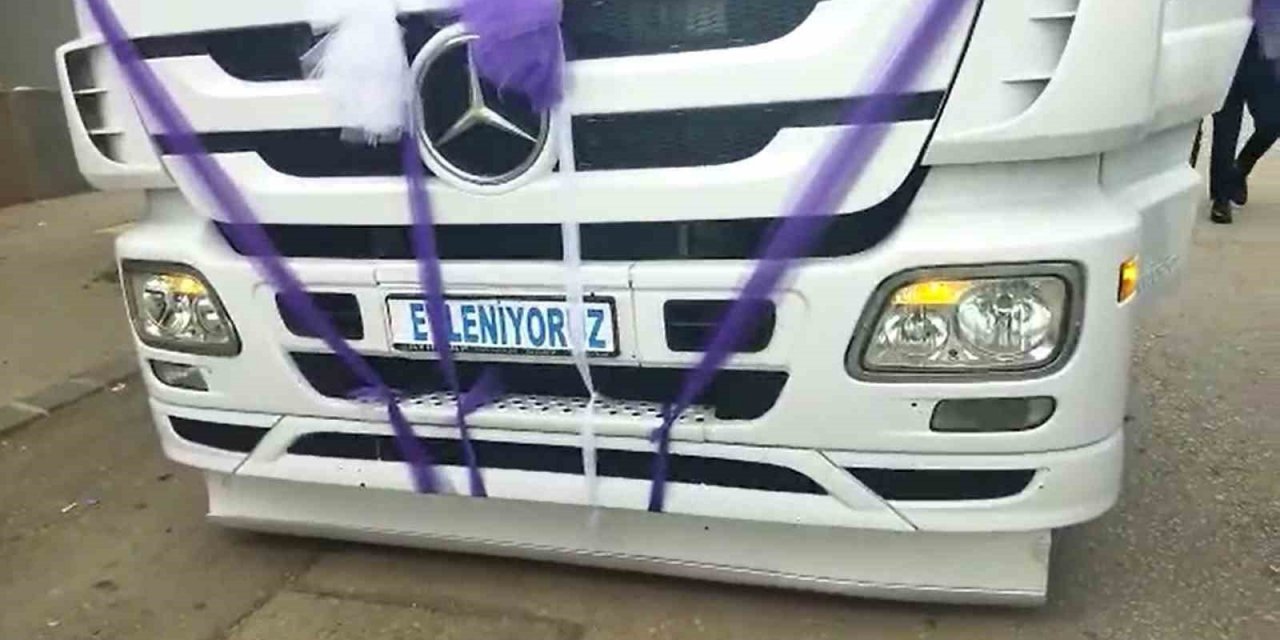 Gaziantep’te konvoyda korna çalan 3 tıra ceza