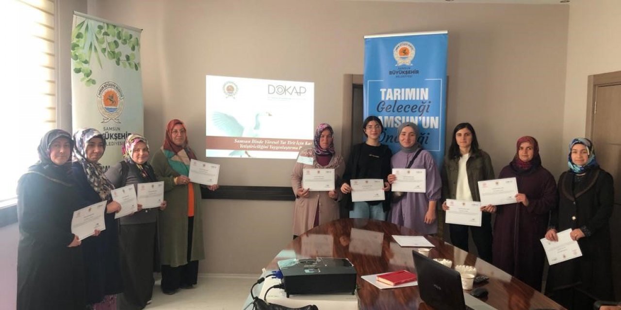 Kadınlara kaz yetiştiriciliği eğitimi