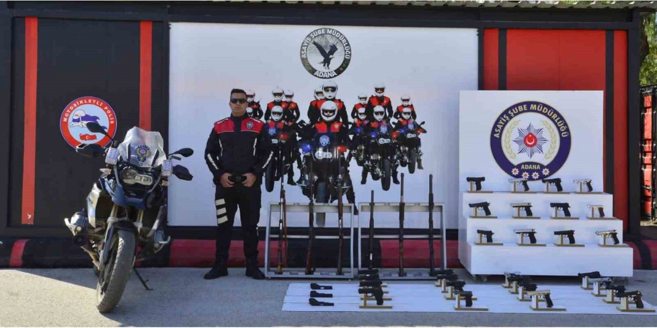 Adana’da 145 ruhsatsız silah ele geçirildi