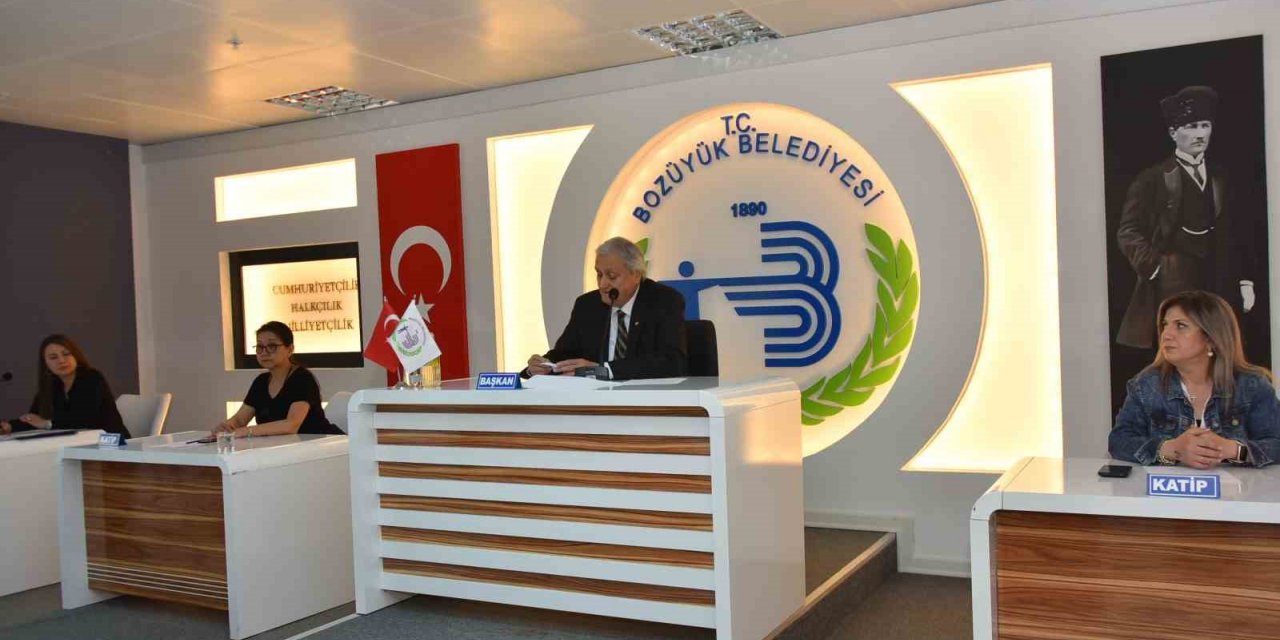 Bozüyük Belediye Meclisi mayıs ayı toplantıları sona erdi