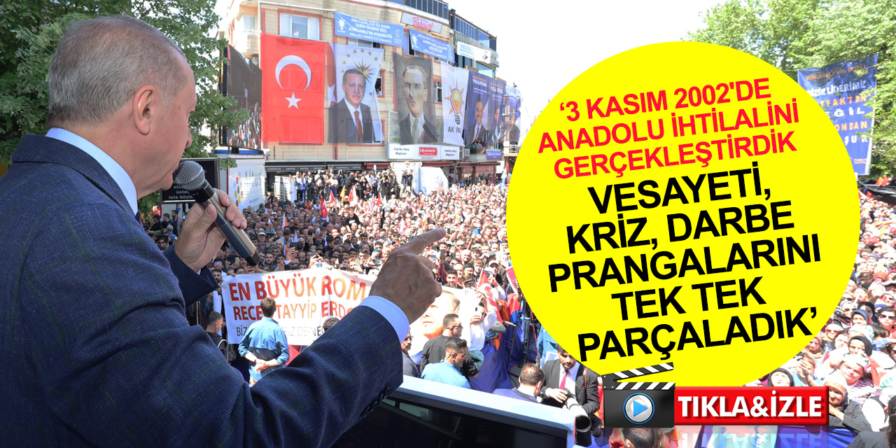 Cumhurbaşkanı Erdoğan'dan Kırklareli mitinginde önemli açıklamalar: Sabotaj siyasetine teslim olmadık