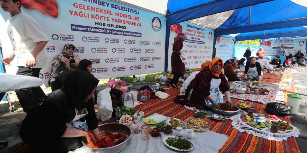 Baharın gelişi yağlı köfte yarışması ile kutlandı