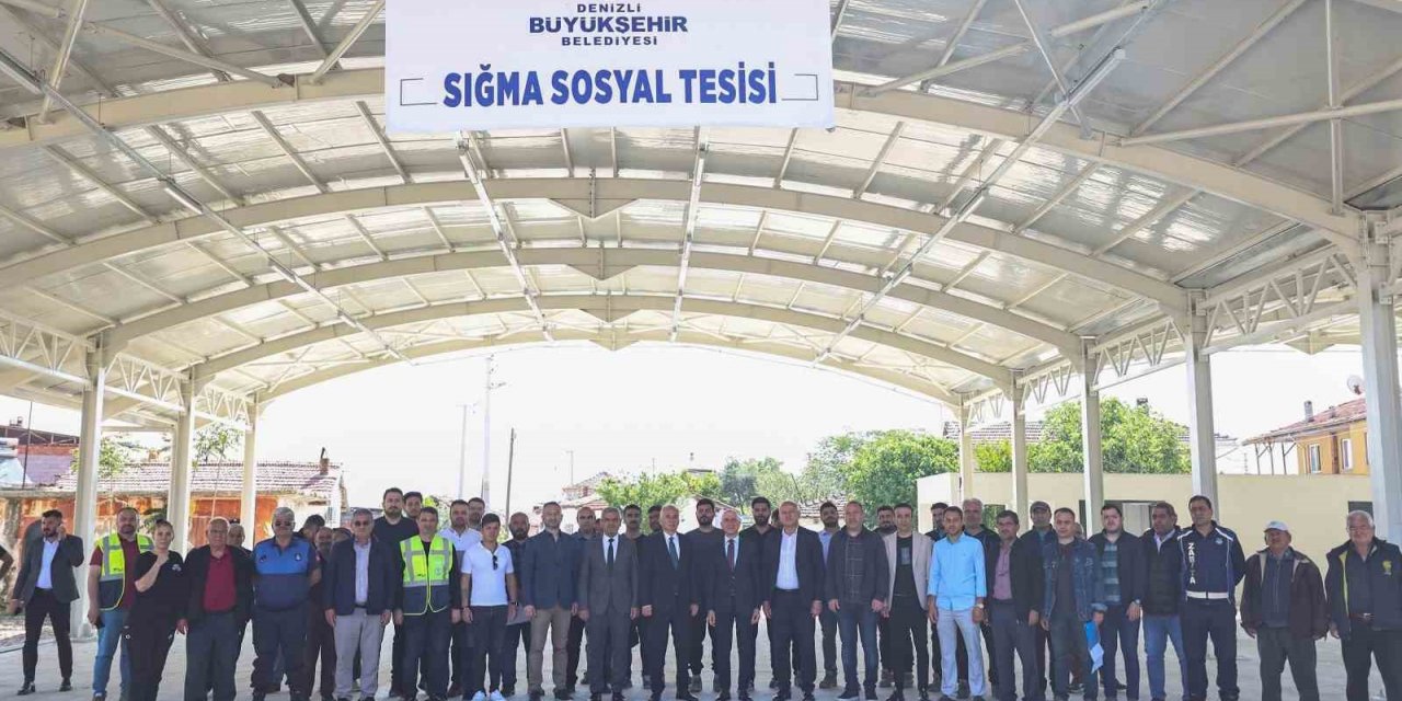 Büyükşehir  Sarayköy Sığma’ya sosyal tesis kazandırdı