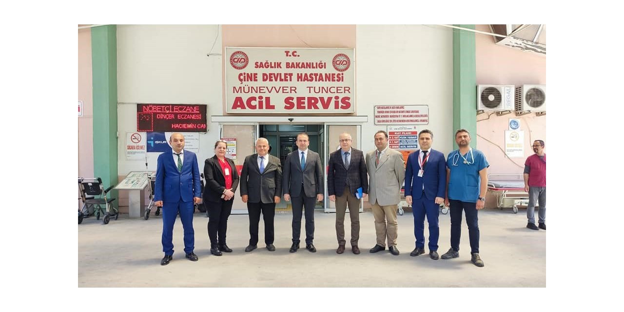 Aydın İl Sağlık Müdürü Şenkul, Çine’deki sağlık çalışmalarını inceledi