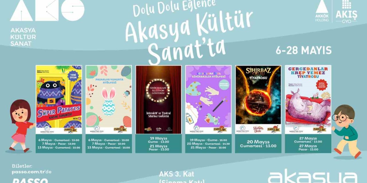 Akasya Kültür Sanat’ın Mayıs ayı programı belli oldu