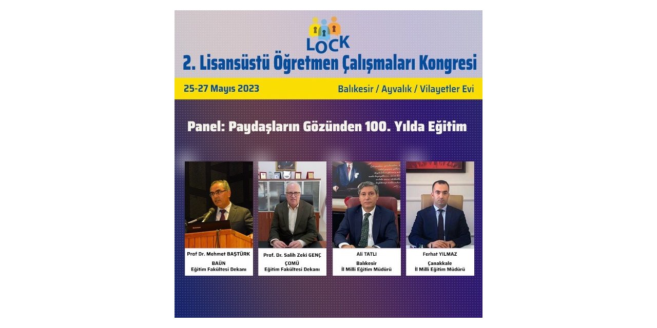 Ayvalık’ta Lisansüstü Öğretmen Çalışmaları Kongresi için dinleyici kayıtları sürüyor