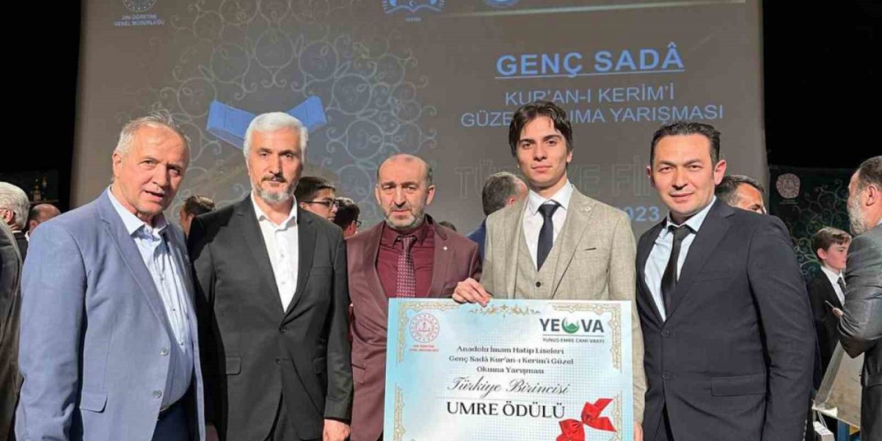 Samsunlu öğrenci Türkiye birincisi oldu