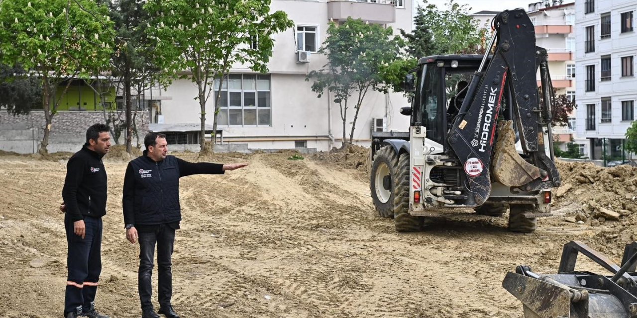 Süleymanpaşa’da yeni park alanı inşa ediliyor
