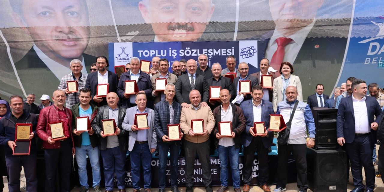 Darıca’da işçinin yüzünü güldüren sözleşme imzalandı