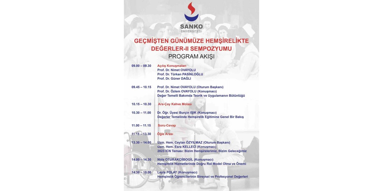 SANKO Üniversitesi’nde hemşirelik sempozyumu