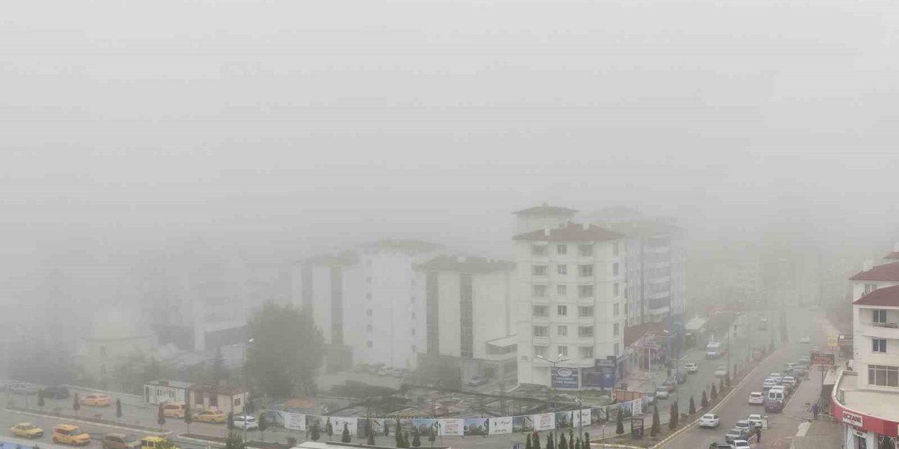 Yozgat’ta sis etkili oldu