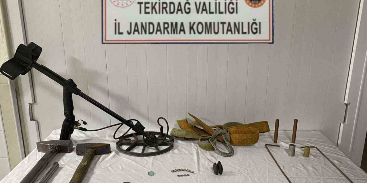 Kaçak kazı yapan 6 kişi yakalandı