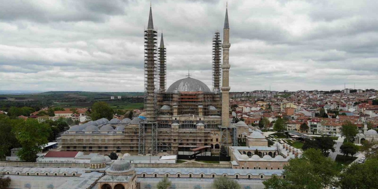 Mimar Sinan’ın ustalık eseri Selimiye Camii, yıl sonunda modern görünüme kavuşacak