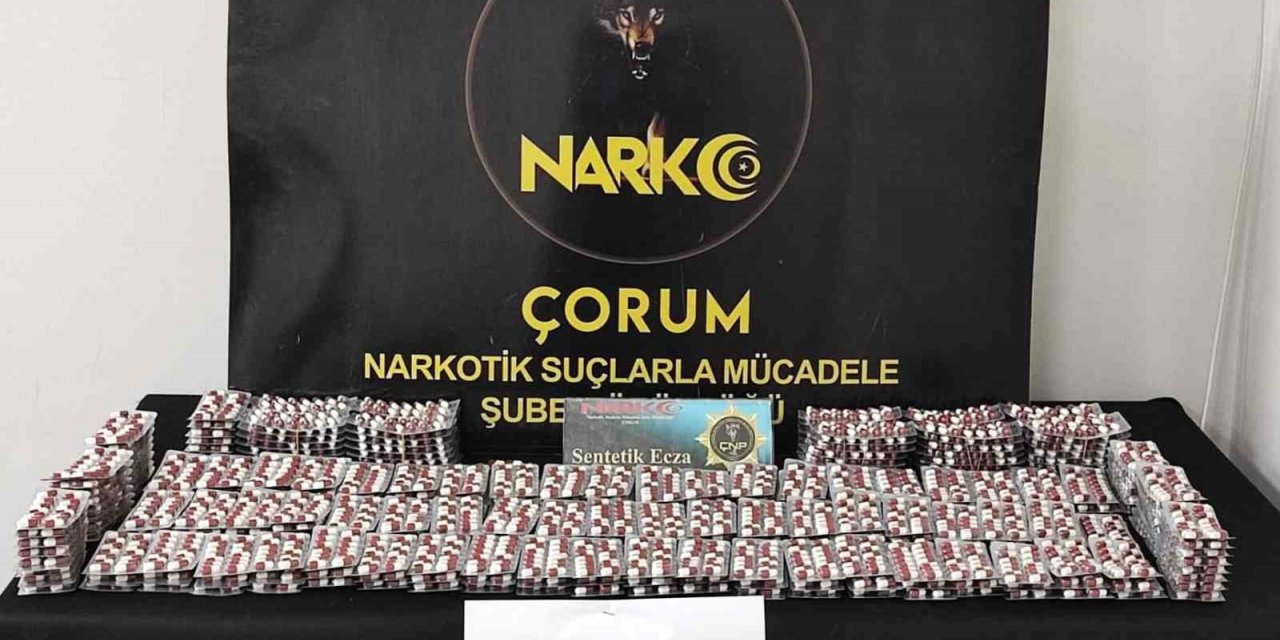 Çorum polisinden uyuşturucu operasyonu