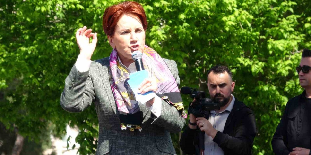 İYİ Parti Genel Başkanı Akşener, Çanakkale’de vatandaşlara seslendi