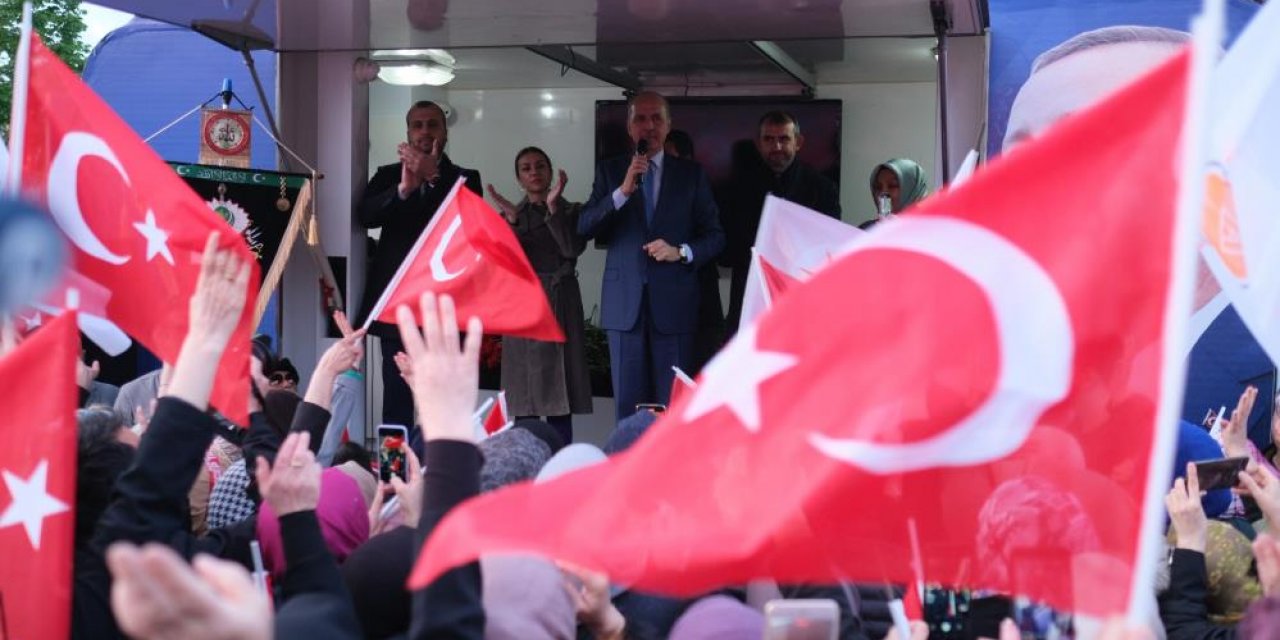 AK Parti Genel Başkanvekili Kurtulmuş: Tayyip Erdoğan’ı göndermek için yedi yamalı bohça koalisyon kurdular