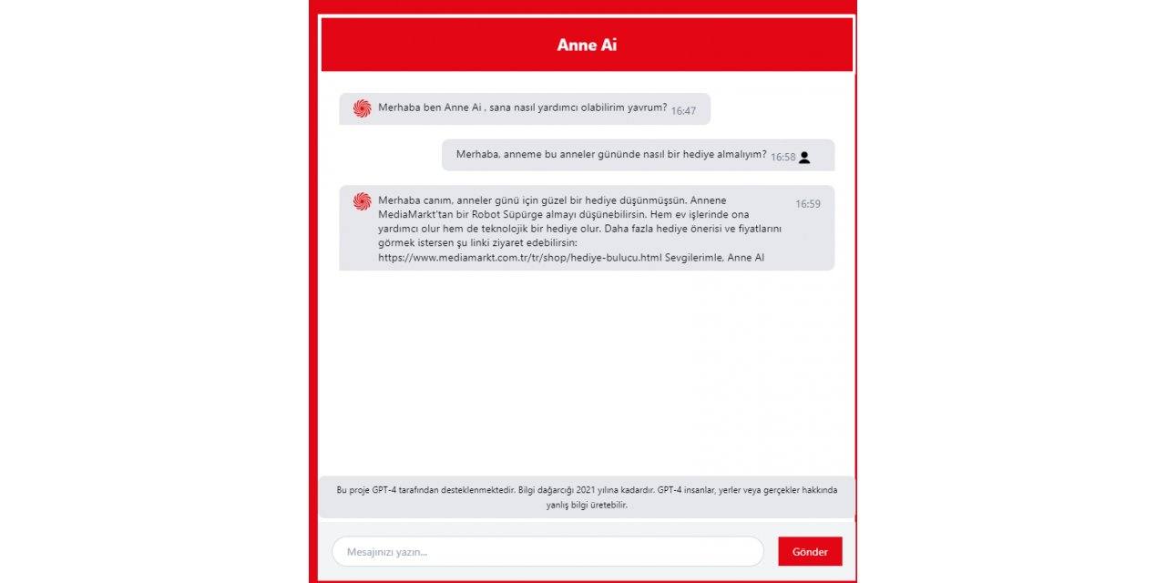 Tüketiciler soruyor, MediaMarkt Anne Ai cevaplıyor