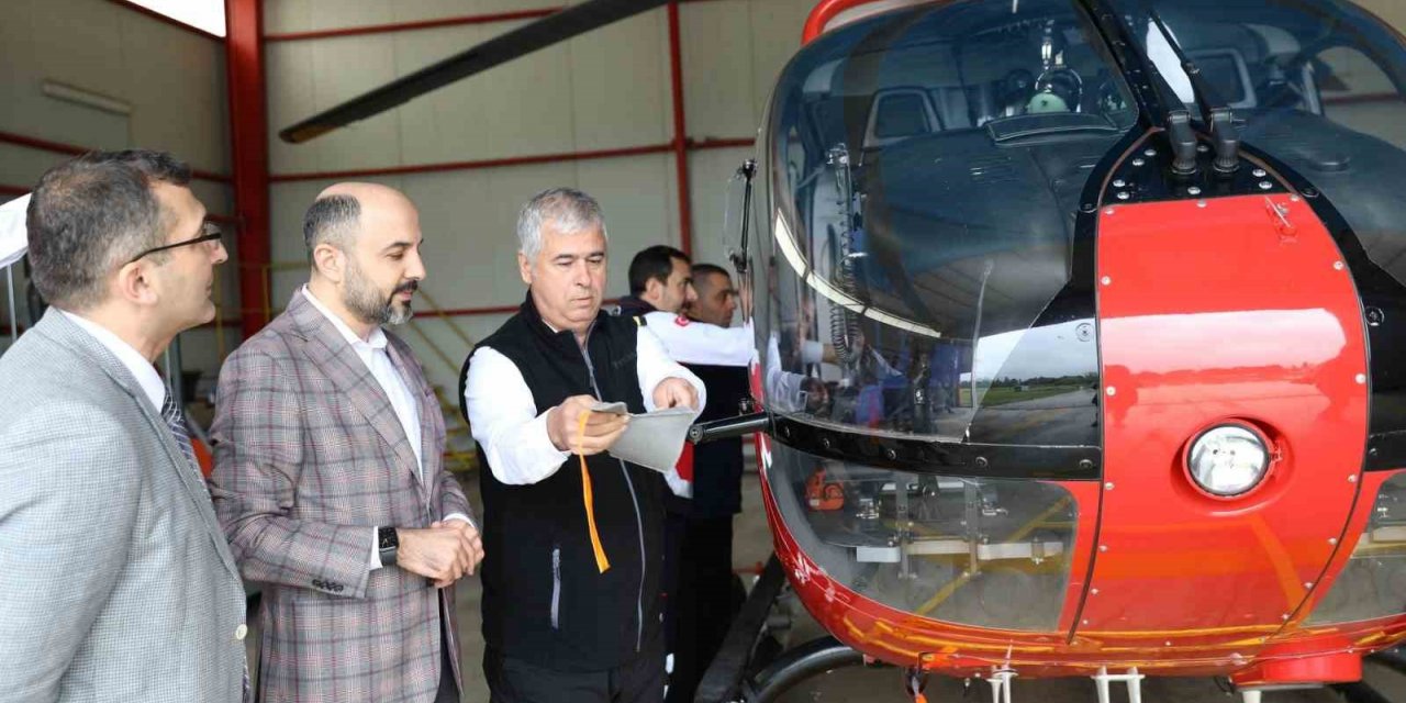 Samsun’a yeni ambulans helikopter