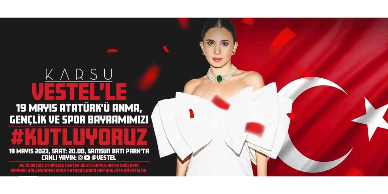Cumhuriyetin 100’üncü yılında Vestel, 19 Mayıs Gençlik Festivali düzenliyor