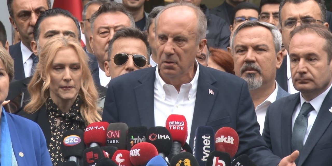 Muharrem İnce cumhurbaşkanı adaylığından çekildiğini açıkladı