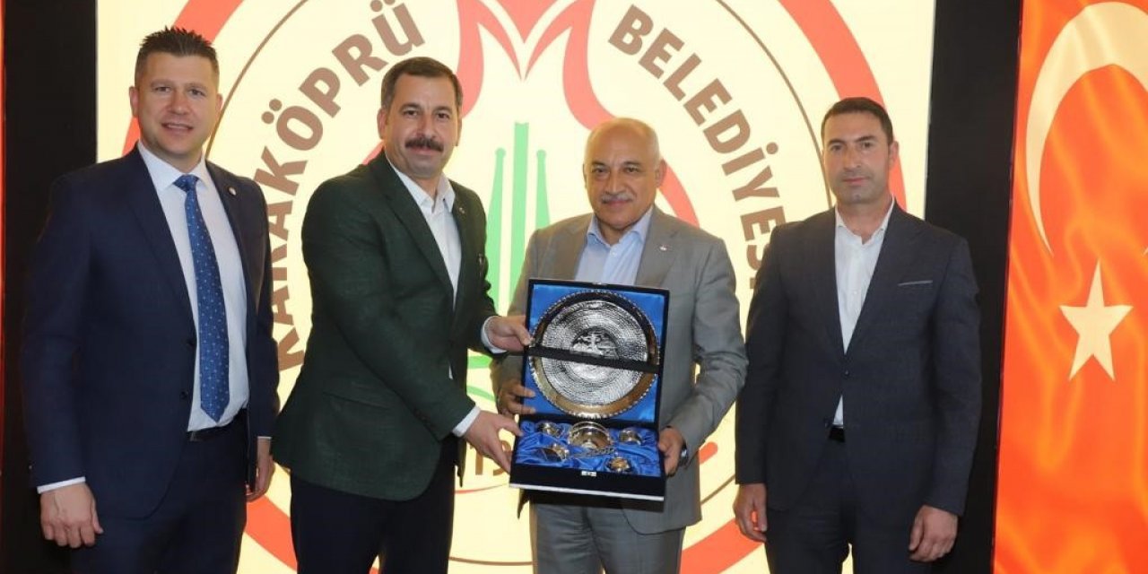 TFF Başkanı Büyükekşi’den, Karbel Karaköprü Belediye Spor’a ziyaret
