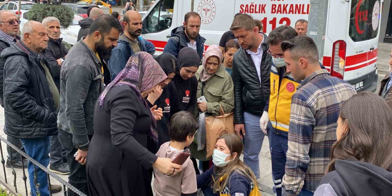 Aracın çarptığı çocuk yaralandı