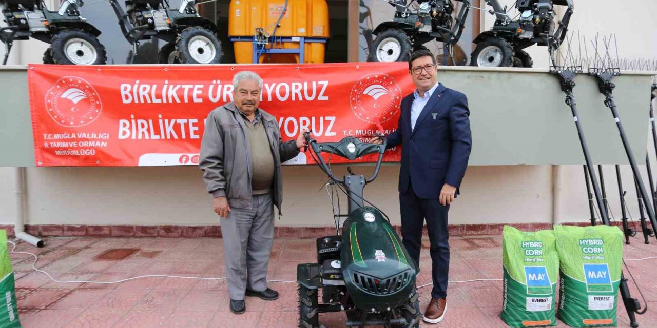 Muğla’da 2023 yılında 334 üreticiye makine-ekipman desteği