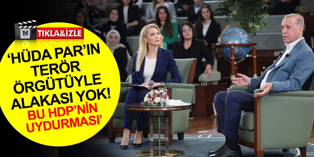 Cumhurbaşkanı Erdoğan'dan gençlerin HÜDA PAR sorusuna cevap! O HDP'nin uydurması