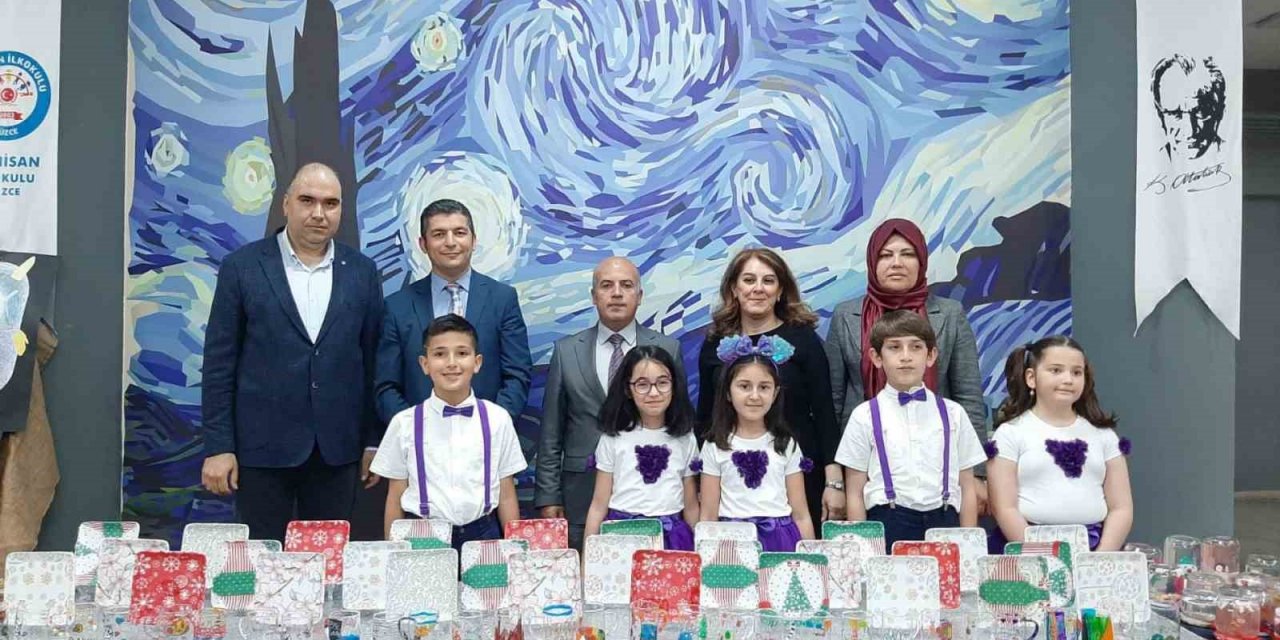 İlkokul öğrencilerinden sanat günü