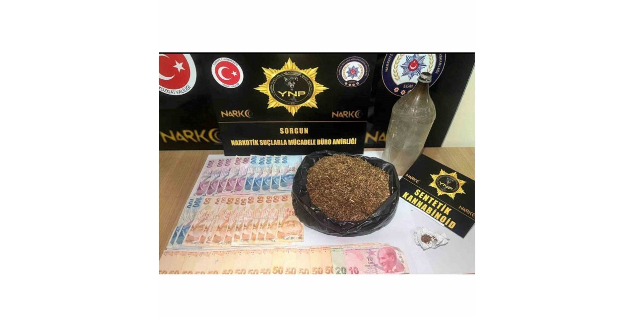 Yozgat’ta uyuşturucu ticareti yapan 5 şüpheliden 1’i tutuklandı