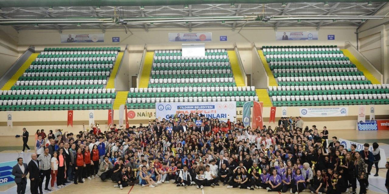 Yıldırım Belediyesi Okul Sporları Şenliği tamamlandı