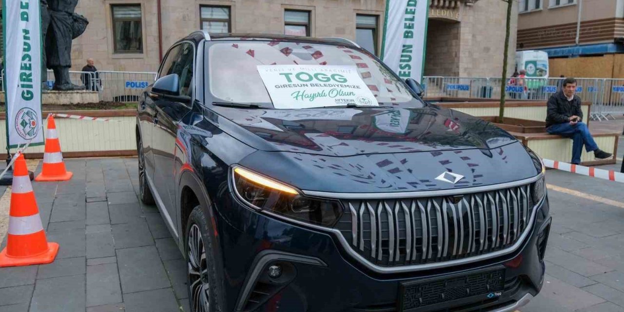 Giresun Belediyesi’nin makam aracı Togg oldu