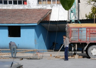 Sarayönü'nde yeni emniyet binası için zemin etüdü yapıldı