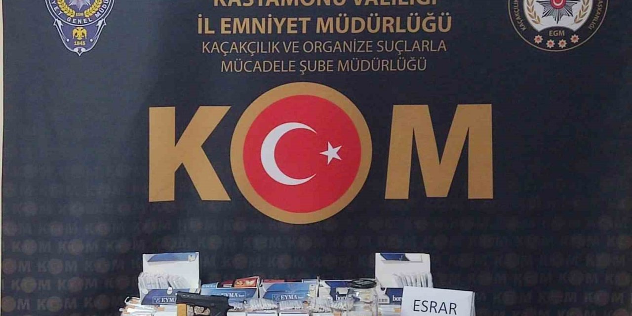 Kastamonu’da uyuşturucu operasyonu: 2 gözaltı