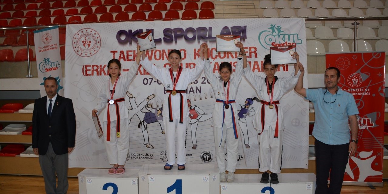 Batman’da yapılan tekvando küçükler grup müsabakaları sona erdi