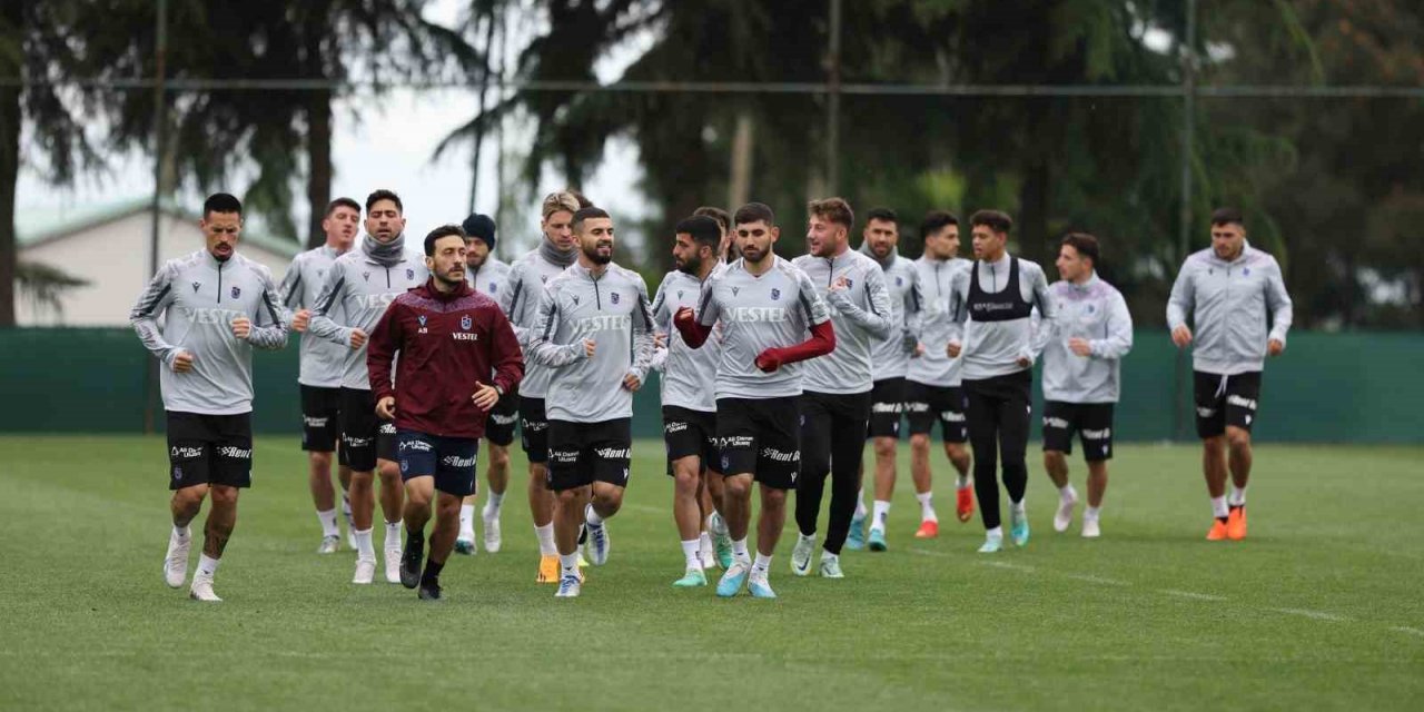 Trabzonspor, Fenerbahçe maçı hazırlıklarını sürdürdü