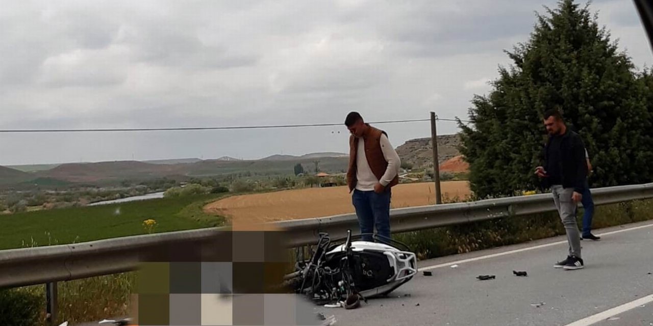 Tırla çarpışan motosiklet sürücüsü hayatını kaybetti