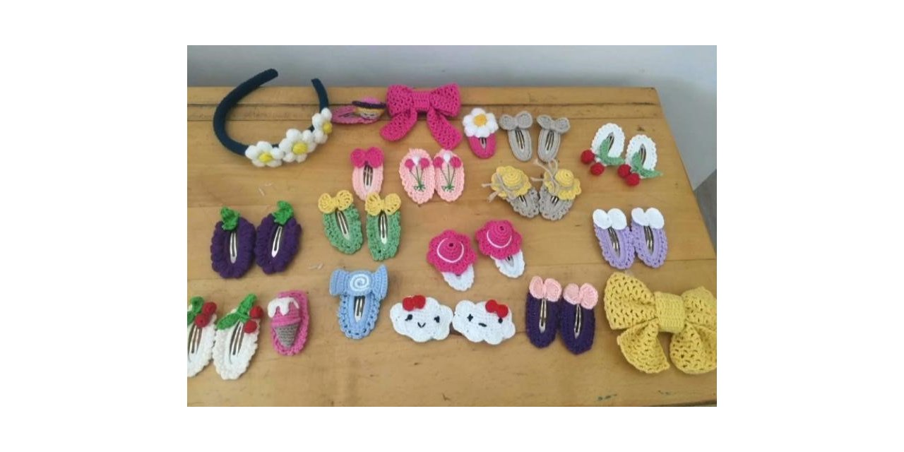 Kursiyerlerden dekoratif ev aksesuarları