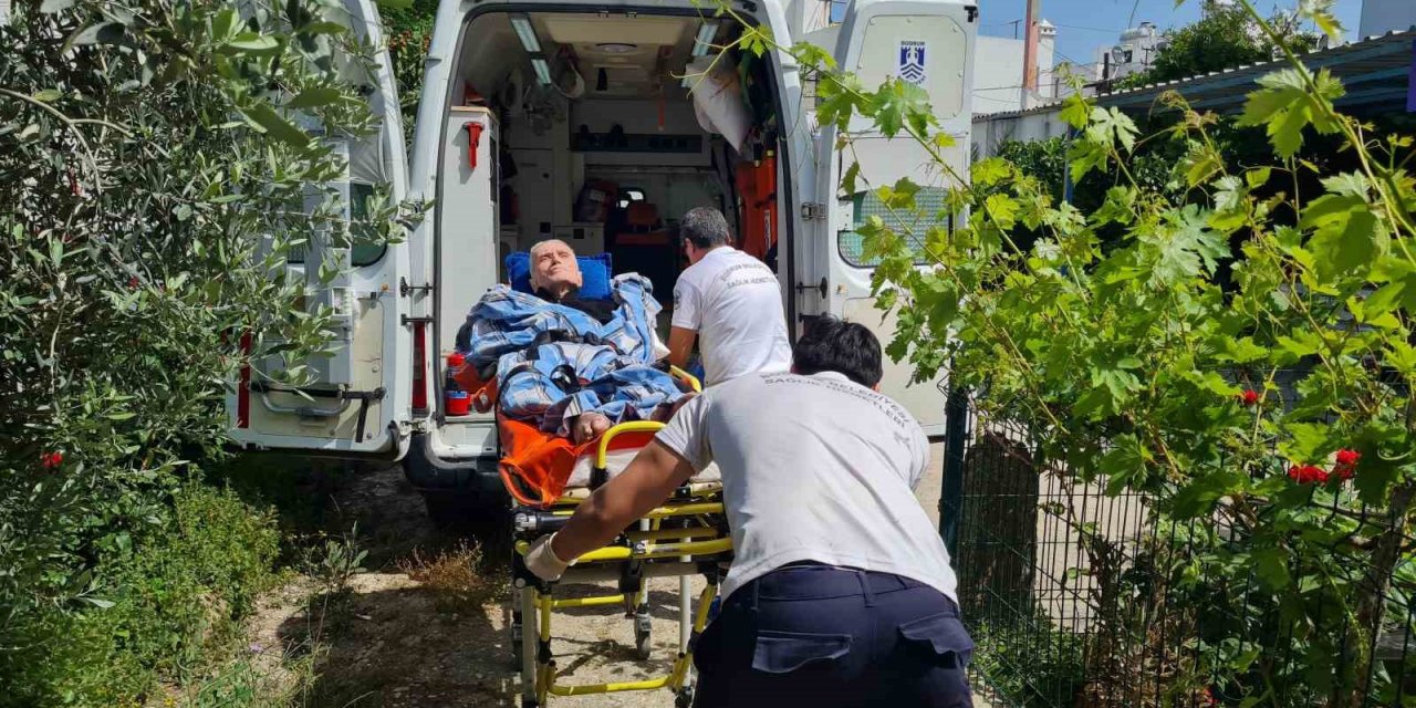 Oyunu ambulansta kullandı