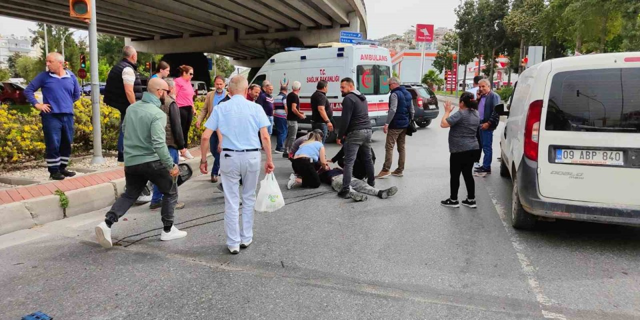 Kırmızı ışık ihlali yapan sürücü kazaya neden oldu