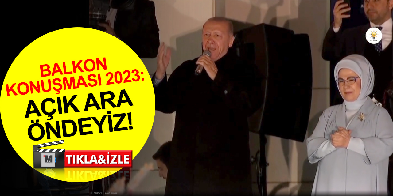 Başkan Recep Tayyip Erdoğan AK Parti Genel Merkezi’nde! Balkon konuşması canlı