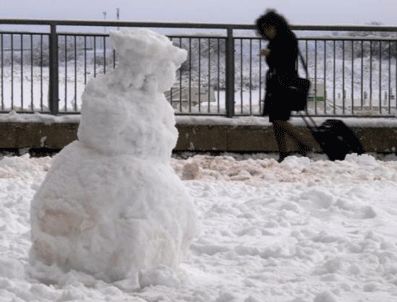 Biz de bahar Avrupa'da kar var