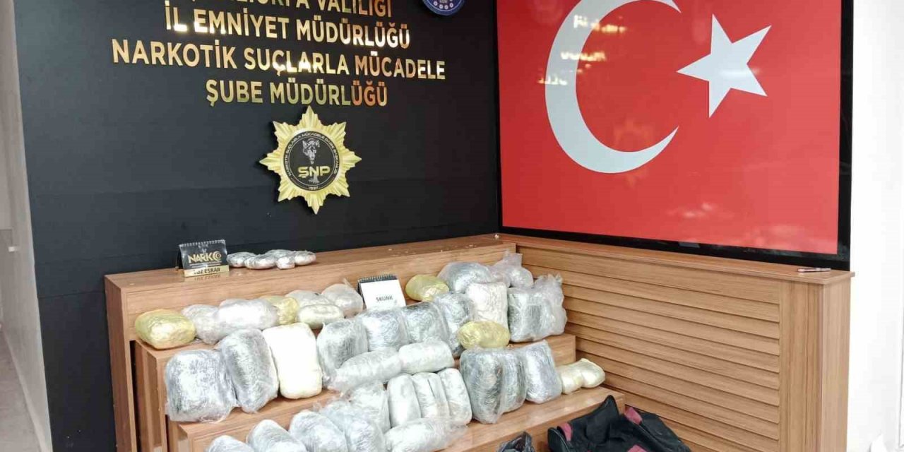 Şanlıurfa’da 48 kilo uyuşturucu ele geçirildi