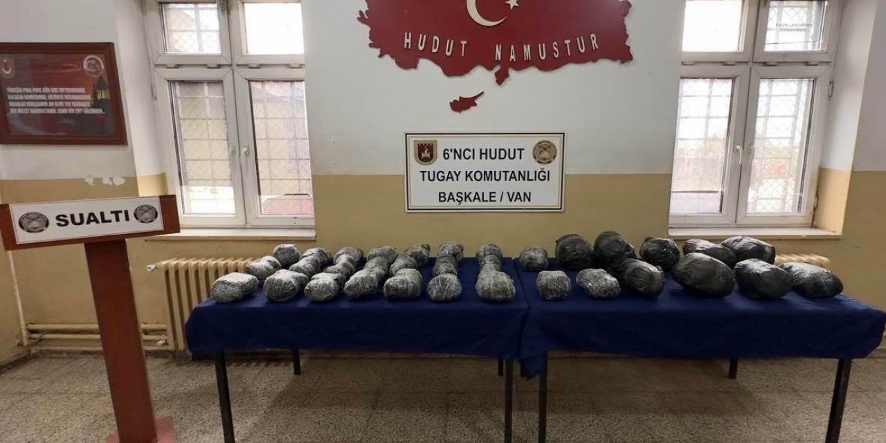 Van hudut hattında 36 kilo uyuşturucu madde ele geçirildi