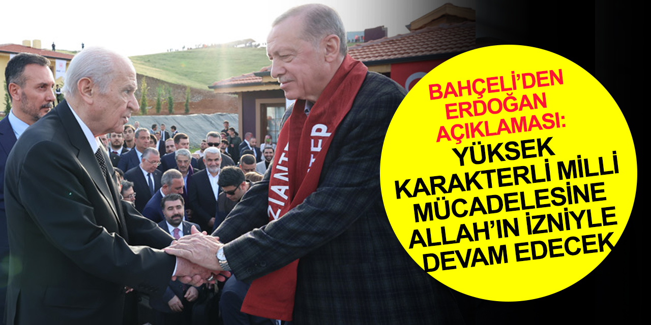 MHP Lideri Bahçeli: Aziz milletimiz tartışılmaz hükmünü vermiştir!