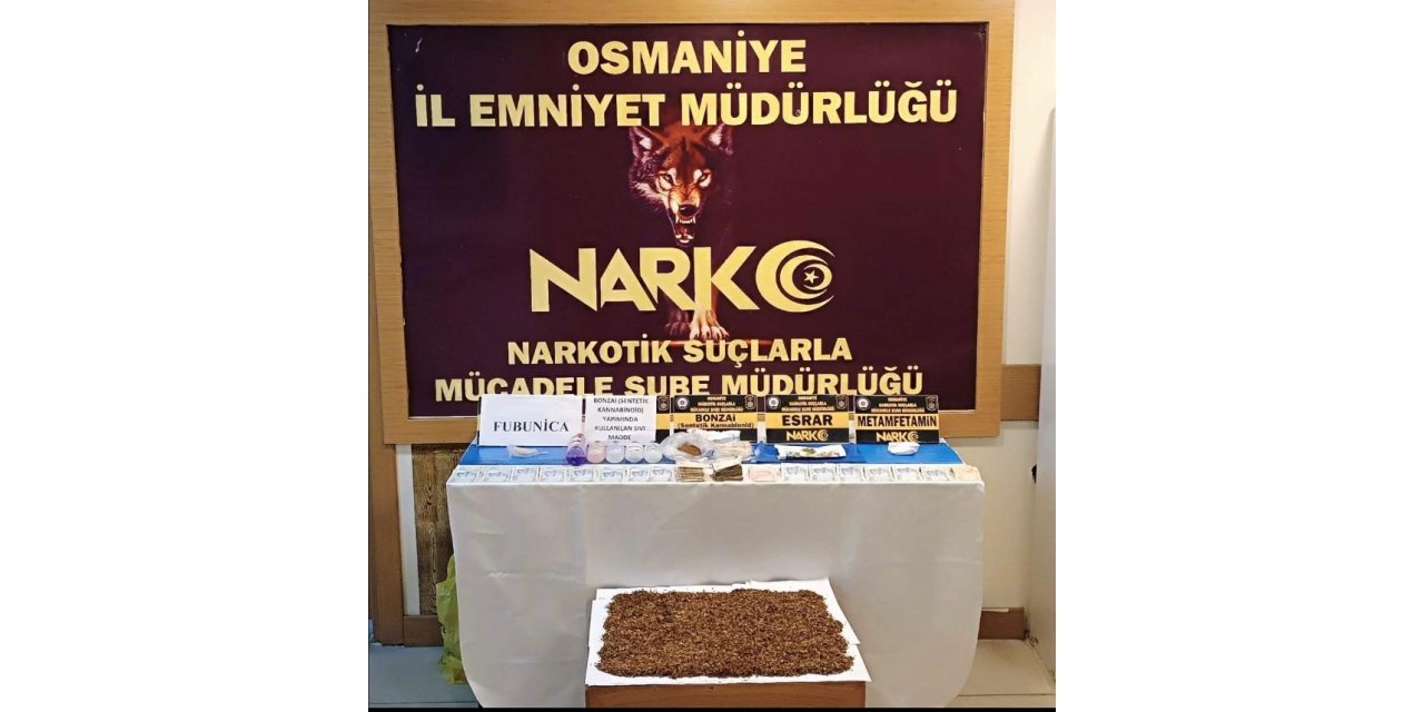 Osmaniye’de uyuşturucu ile mücadele:35 gözaltı