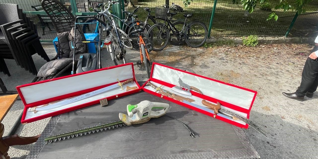 İznik polisi hırsızı evine kadar kovalayarak yakaladı, onlarca çalıntı eşya ele geçirdi