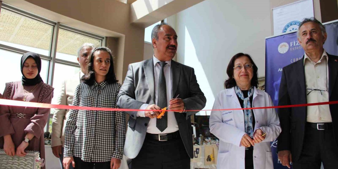 Fizyomer’de özel gereksinimli bireylerin hayır panayırı açıldı