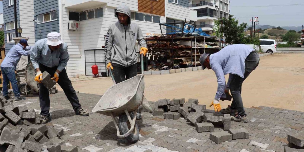 Nazilli Belediyesi Dallıca’da sokakları yeniliyor